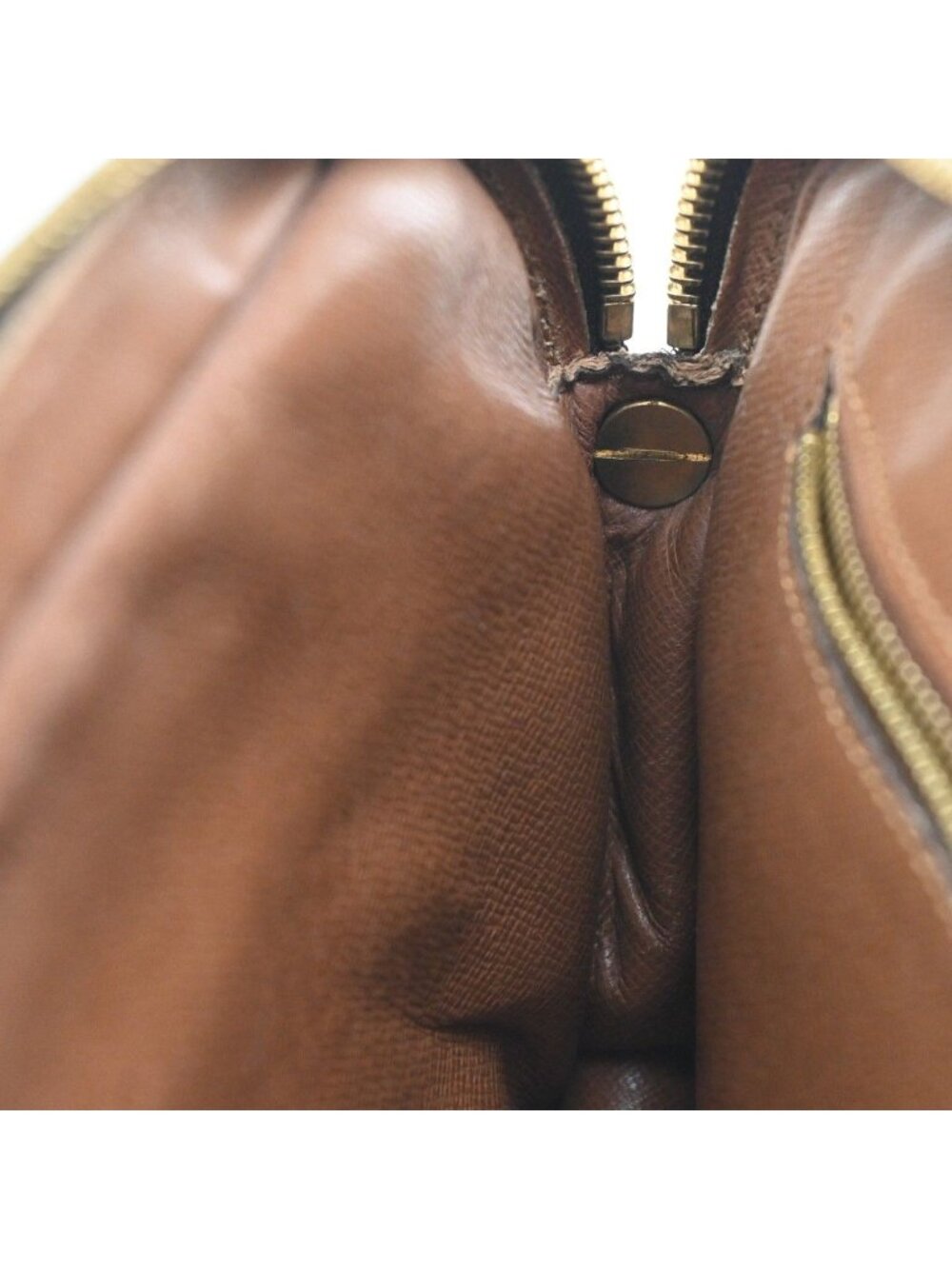 Louis Vuitton Marly Dragonne Clutch Brown Monogram Leather - Picture 12 of 15